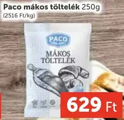PRIVÁT Paco mákos töltelék ajánlat