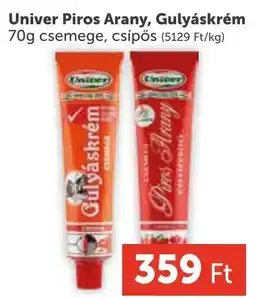 PRIVÁT Univer Piros Arany, Gulyáskrém ajánlat