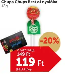 PRIVÁT Chupa Chups Best of nyalóka ajánlat