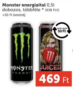 PRIVÁT Monster energiaital ajánlat