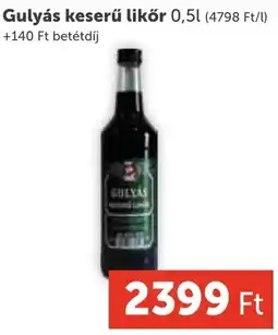 PRIVÁT Gulyás keserű likőr ajánlat