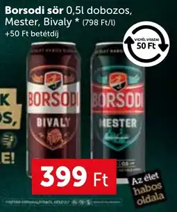 PRIVÁT Borsodi sör ajánlat