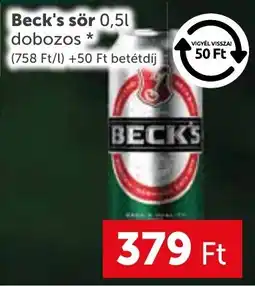PRIVÁT Beck's sör ajánlat