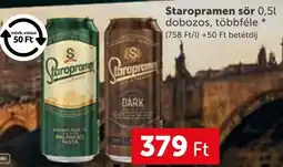 PRIVÁT Staropramen sör ajánlat