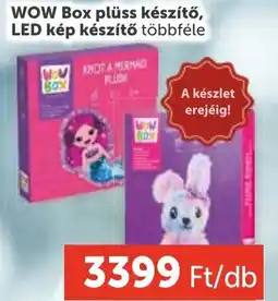 PRIVÁT WOW Box plüss készítő, LED kép készítő ajánlat