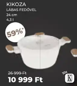 PRIVÁT Kikoza lábas fedővel ajánlat