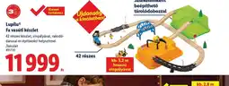 Lidl Lupilu Fa vasúti készlet ajánlat