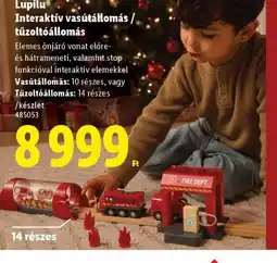 Lidl Lupilu Interaktív vasútállomás / tűzoltállomás ajánlat