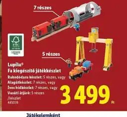 Lidl Lupilu Fa kiegészítő játékkészlet ajánlat