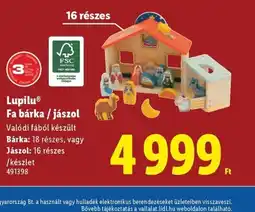Lidl Lupilu Fa bárka / jászol ajánlat