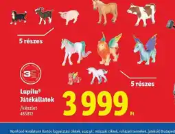 Lidl Lupilu Játékállatok ajánlat