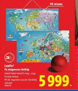 Lidl Lupilu Fa mágneses térkép ajánlat