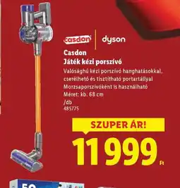 Lidl Casdon Játék kézi porszív ajánlat