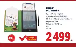 Lidl Lupilu LCD-írtábla ajánlat