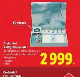 Lidl Crelando Kalligráfia készlet ajánlat