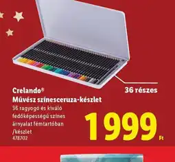 Lidl Crelano® Művész színesceruza-készlet ajánlat