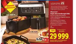Lidl Silvercrest® Dupla znás forrlevegős fritőz ajánlat