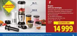 Lidl Bergner All in one turmixgép ajánlat