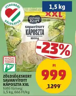 PENNY Zöldségeskert Savanyított káposzta XXL ajánlat