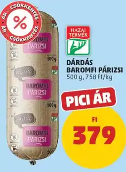 PENNY Dárdás Baromfi párizsi ajánlat