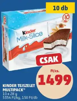PENNY Kinder Tejszelet multipack ajánlat