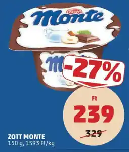 PENNY Zott Monte ajánlat