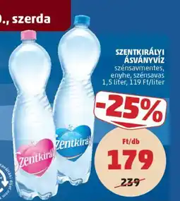 PENNY Szentkirályi ásványvíz ajánlat