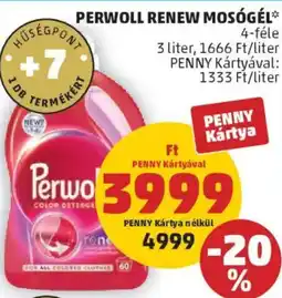 PENNY Perwoll Renew mosógél ajánlat