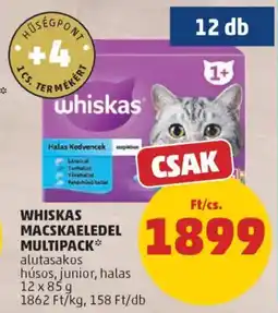 PENNY Whiskas Macskaeledel multipack ajánlat