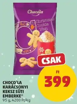 PENNY Choco'la karácsonyi keksz süti emberke ajánlat