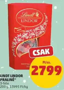 PENNY Lindt Lindor praliné ajánlat