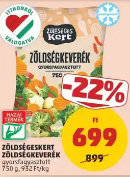 PENNY Zöldségeskert Zöldségkeverék ajánlat