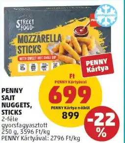 PENNY Penny sajt nuggets, sticks ajánlat