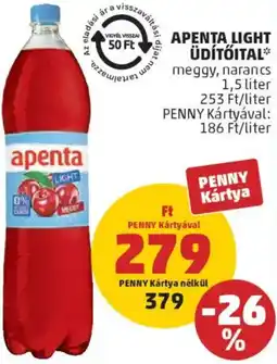 PENNY Apenta Light üdítőital ajánlat