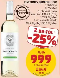 PENNY Ostoros Birtok bor ajánlat