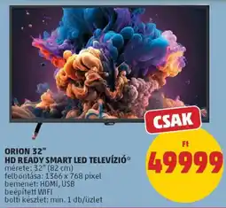 PENNY Orion 32" HD Ready Smart LED televízió ajánlat