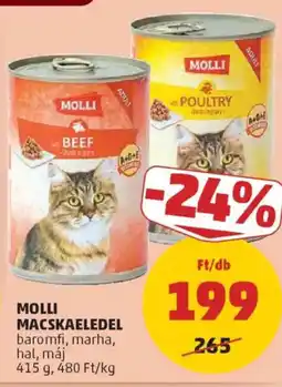 PENNY Molli Macskaeledel ajánlat
