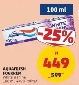 PENNY Aquafresh fogkrém ajánlat
