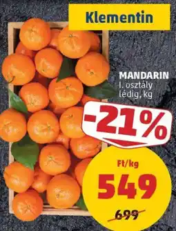 PENNY Mandarin ajánlat