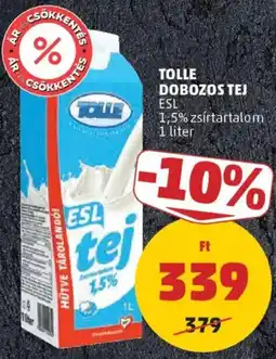 PENNY Tolle dobozos tej esl 1,5% ajánlat