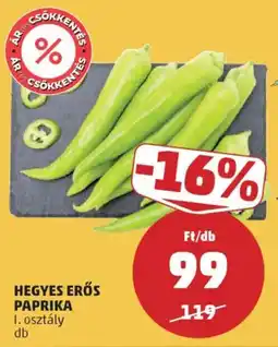 PENNY Hegyes erős paprika ajánlat