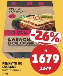 PENNY Penny to Go Lasagne ajánlat