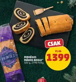 PENNY Fenséges mákos beigli ajánlat