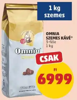 PENNY Omnia szemes kávé ajánlat
