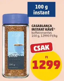 PENNY Casablanca Instant kávé ajánlat