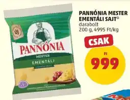 PENNY Pannónia Mester ementáli sajt ajánlat