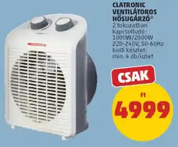 PENNY Clatronic Ventilátoros hősugárzó ajánlat