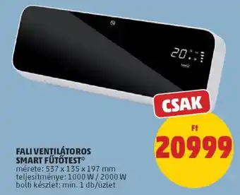 PENNY Fali Ventilátoros smart fűtőtest ajánlat
