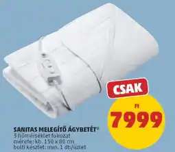 PENNY Sanitas Melegítő ágybetét ajánlat