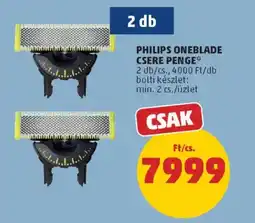 PENNY Philips OneBlade csere penge ajánlat